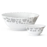Borosil Larah Spiral 5 pc Pudding Set