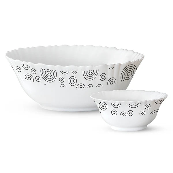 Borosil Larah Spiral 5 pc Pudding Set