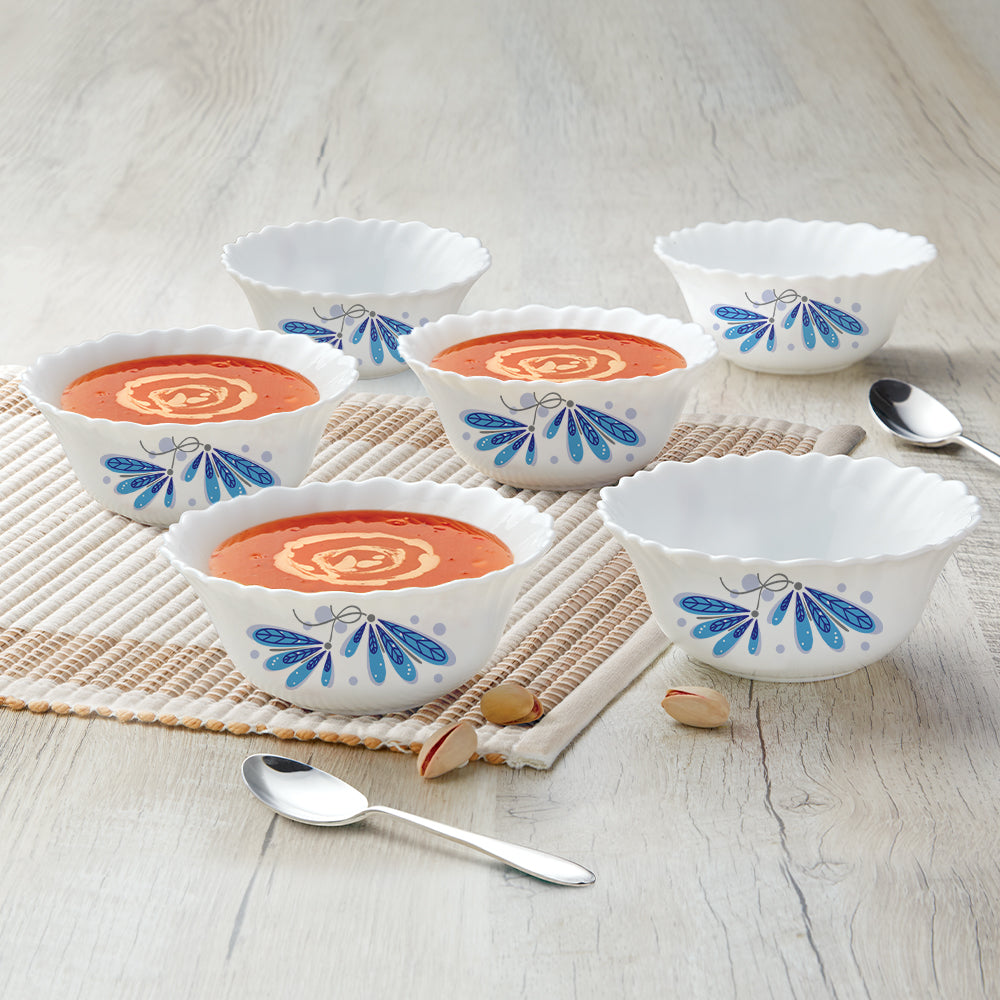 Borosil Larah Twilight 6 pc Veg Bowl
