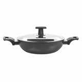 Milton Hard Anodized Kadhai With Stainless Steel
