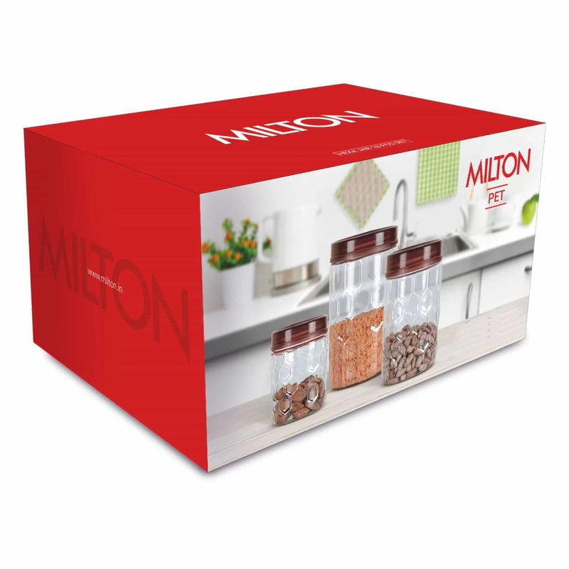 Milton Hexa Pet Jars set 300/750/1400 ML
