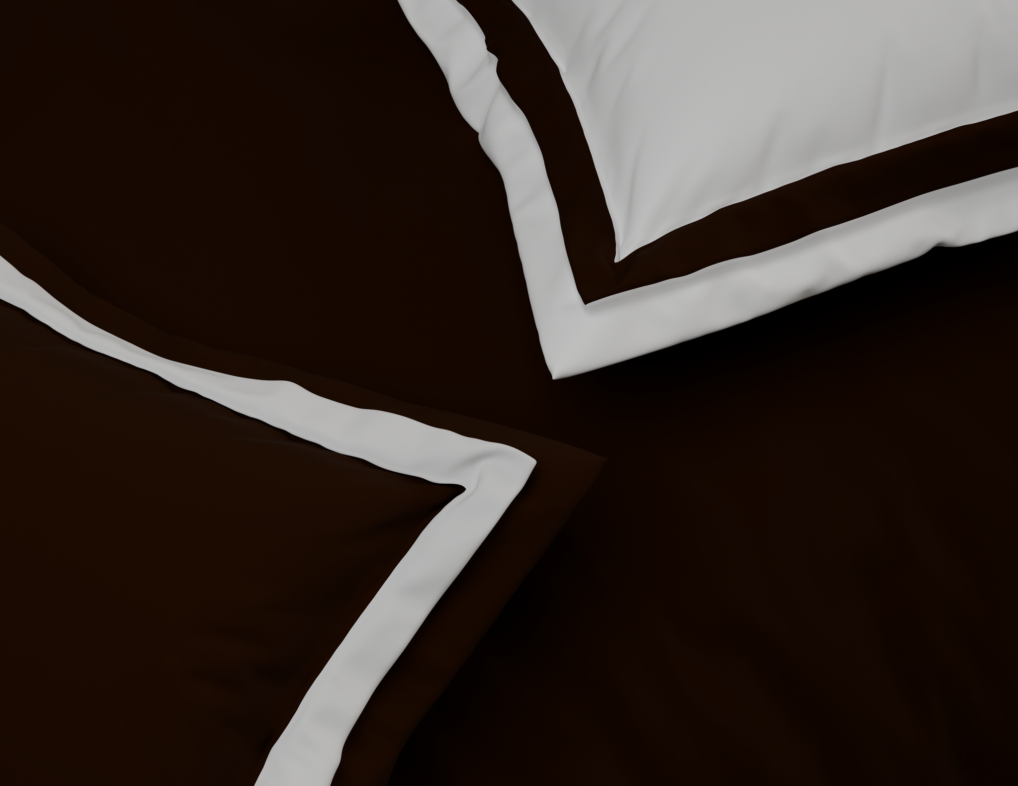 Spaces Solid Chocolate - Dark Brown Hygro Cotton King Size Bedsheet - Hygro