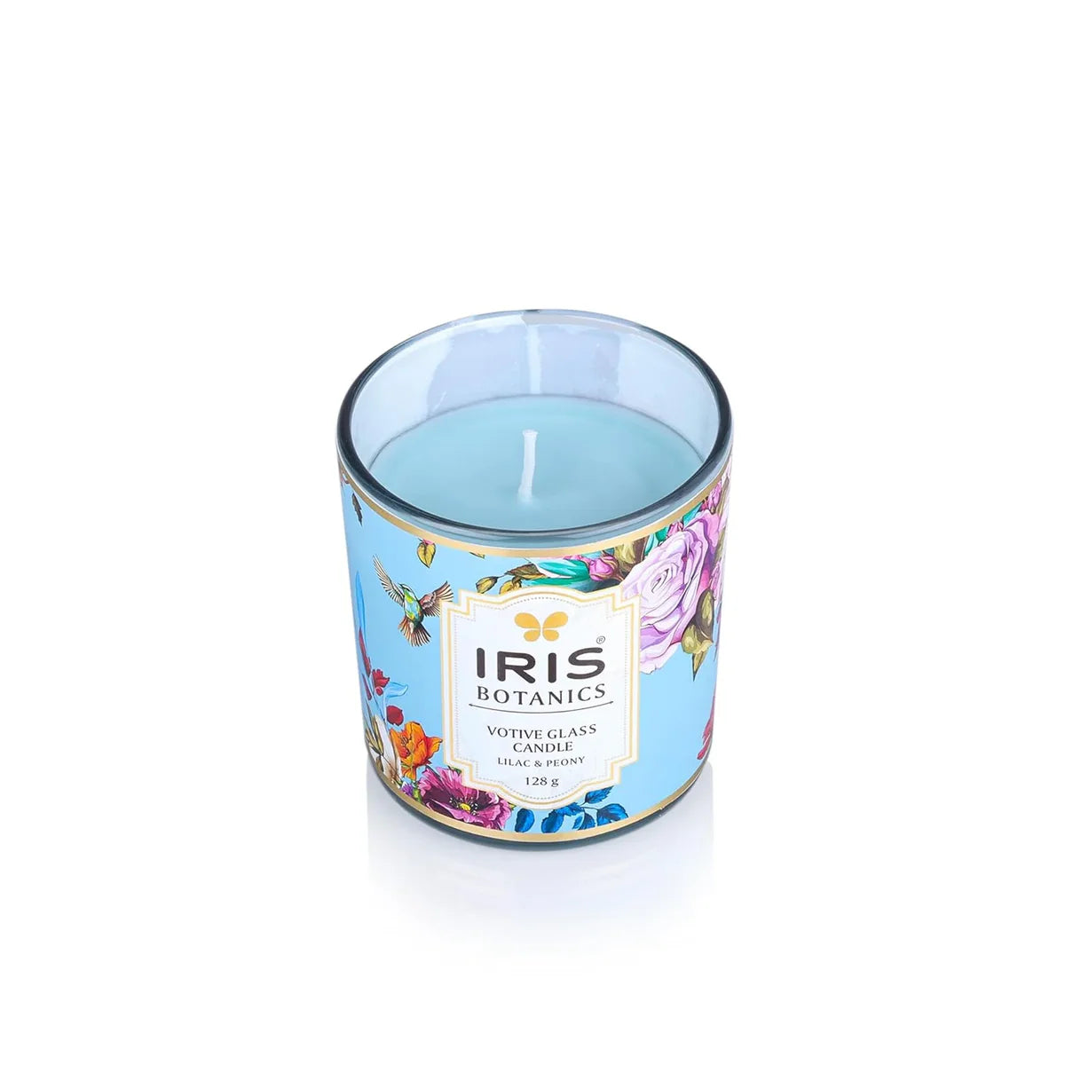 IRIS Botanics Votive Glass Candle 128gm