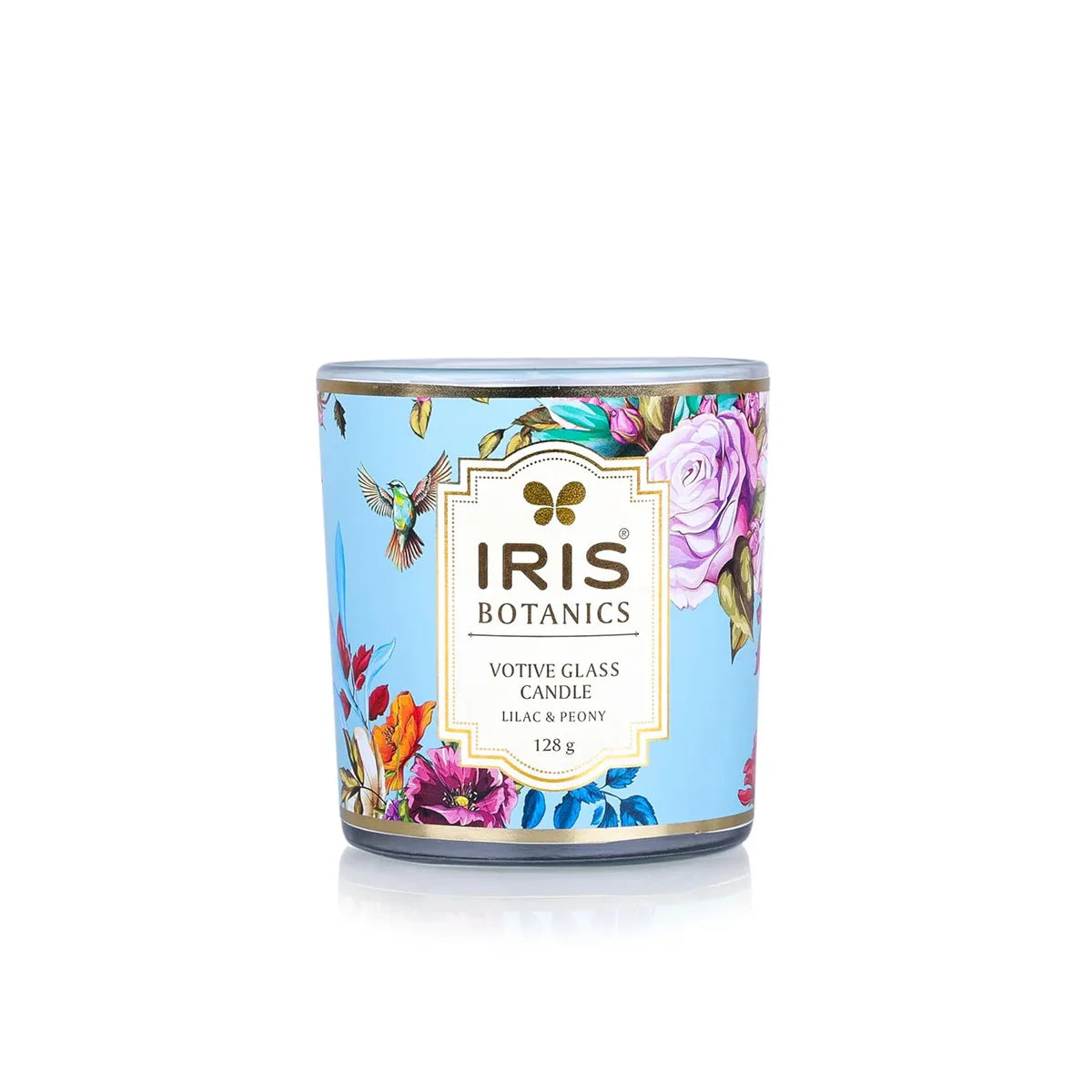 IRIS Botanics Votive Glass Candle 128gm