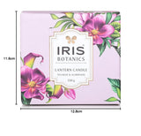 IRIS  Tea Rose & Agarwood Wax Lantern Candle 330GM
