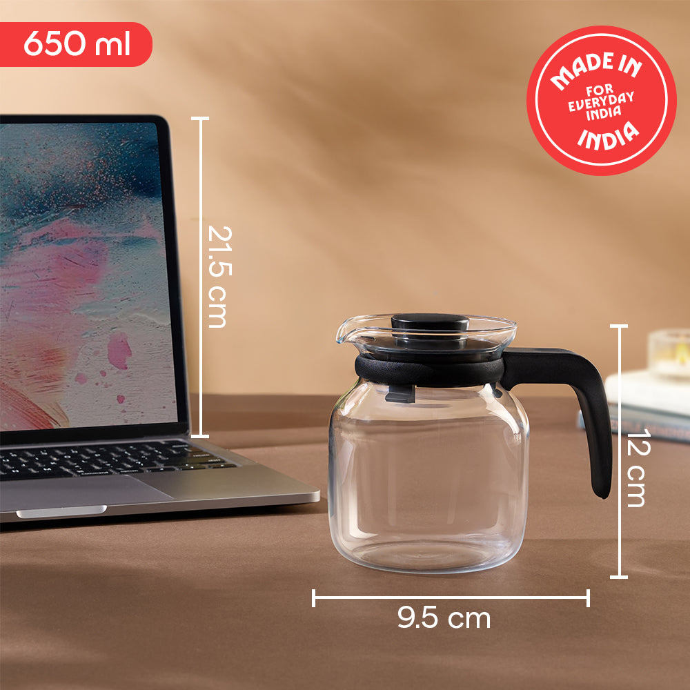 Borosil Carafe w Inbuilt Strainer