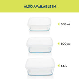 Borosil Square Baking Dish with lid