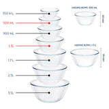 Borosil Mixing & Serving Bowl Set of 2