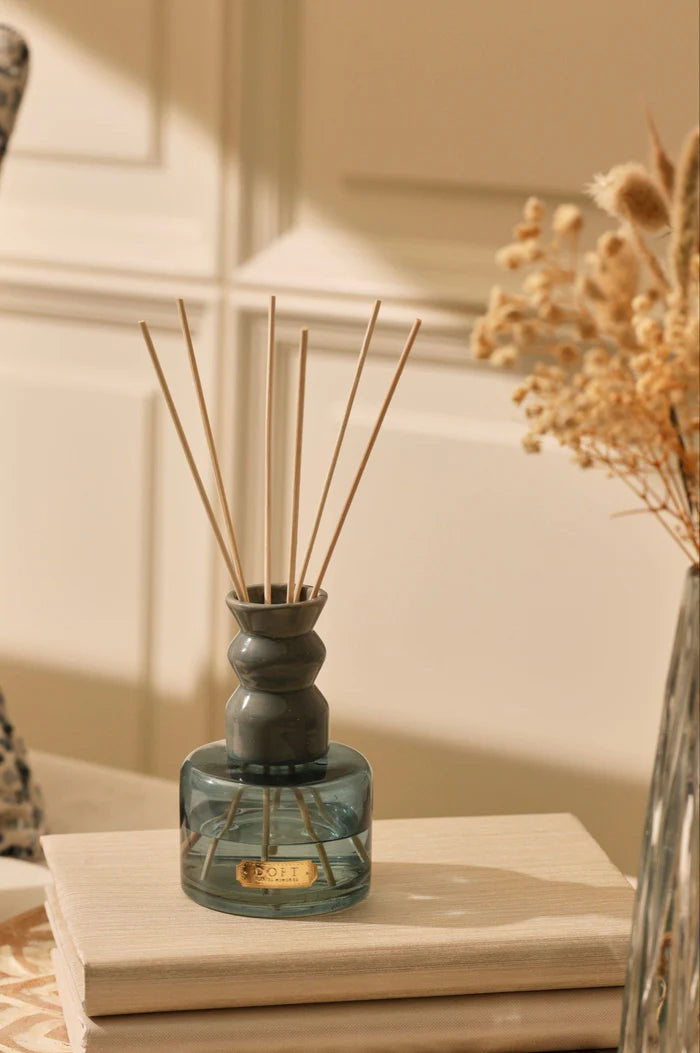 Doft Cosmic Set - Candle (M) & Diffuser | Blue | Balmy Bergamot