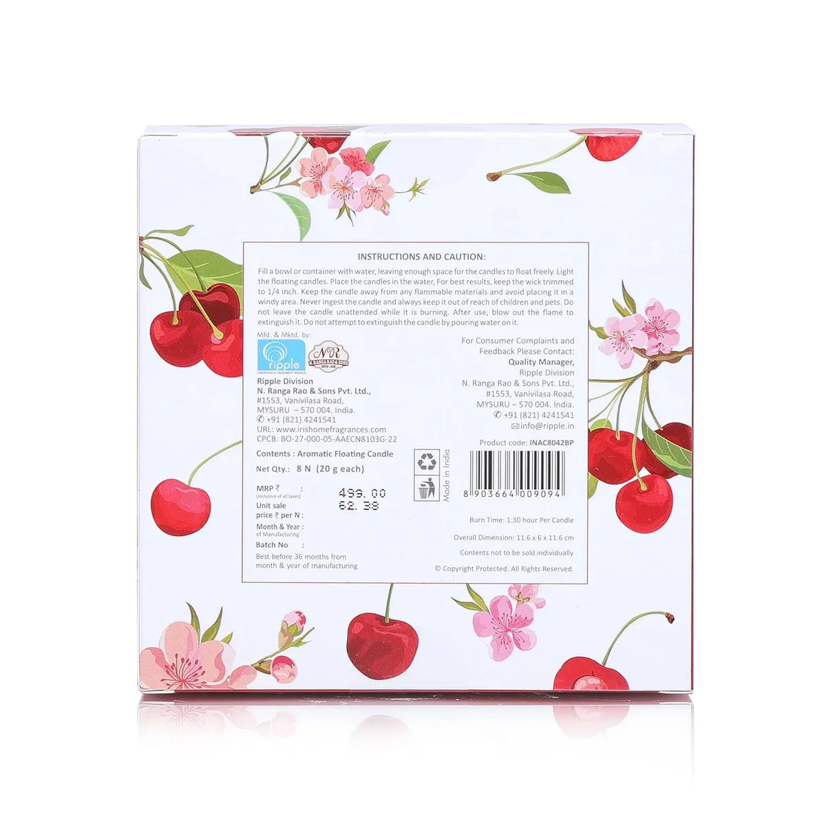 IRIS Berry Pop Floater Candle 20GM