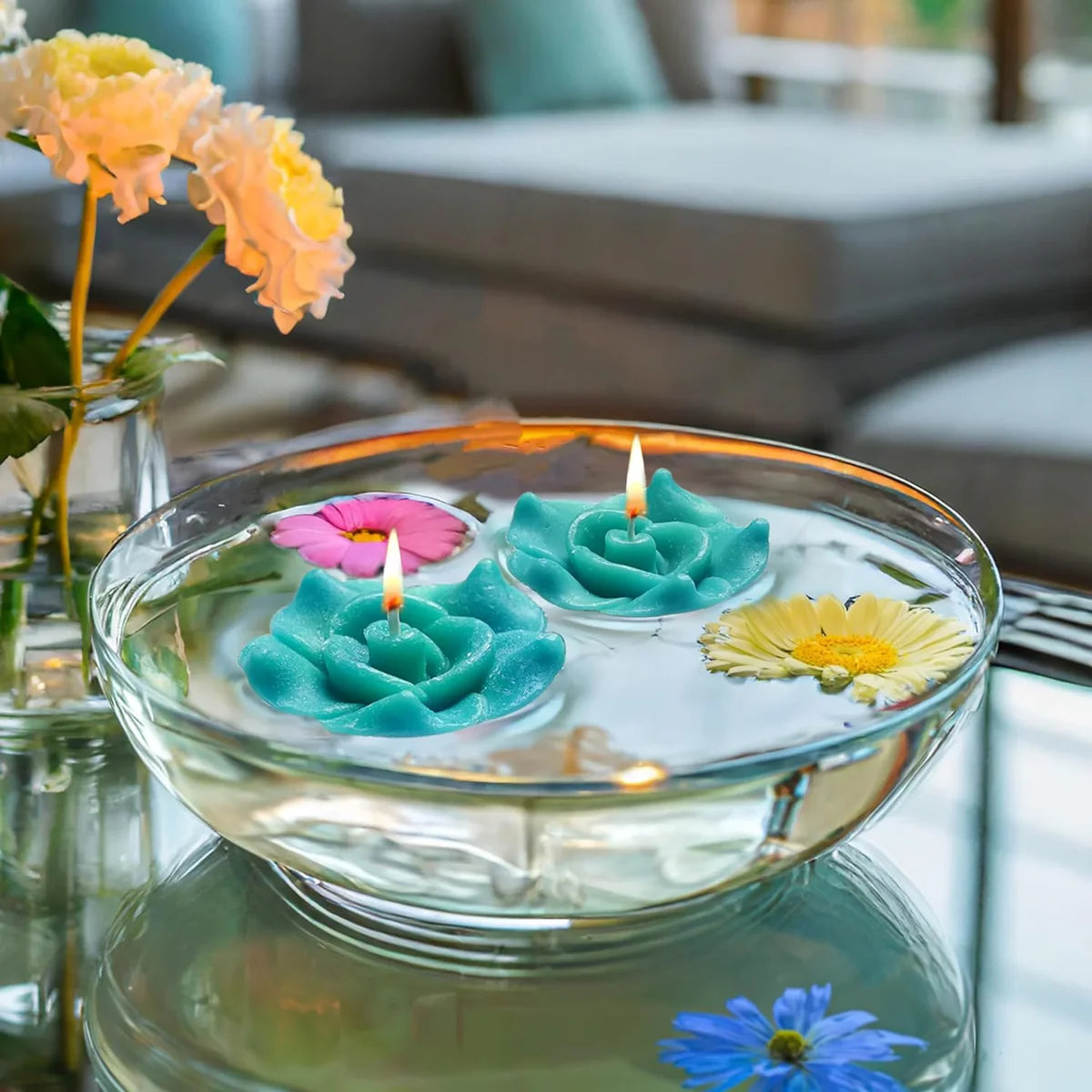 IRIS Cool Blue Floater Candle 20GM