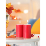 IRIS Damask Rose Fragranced Pillar Candles 120gm