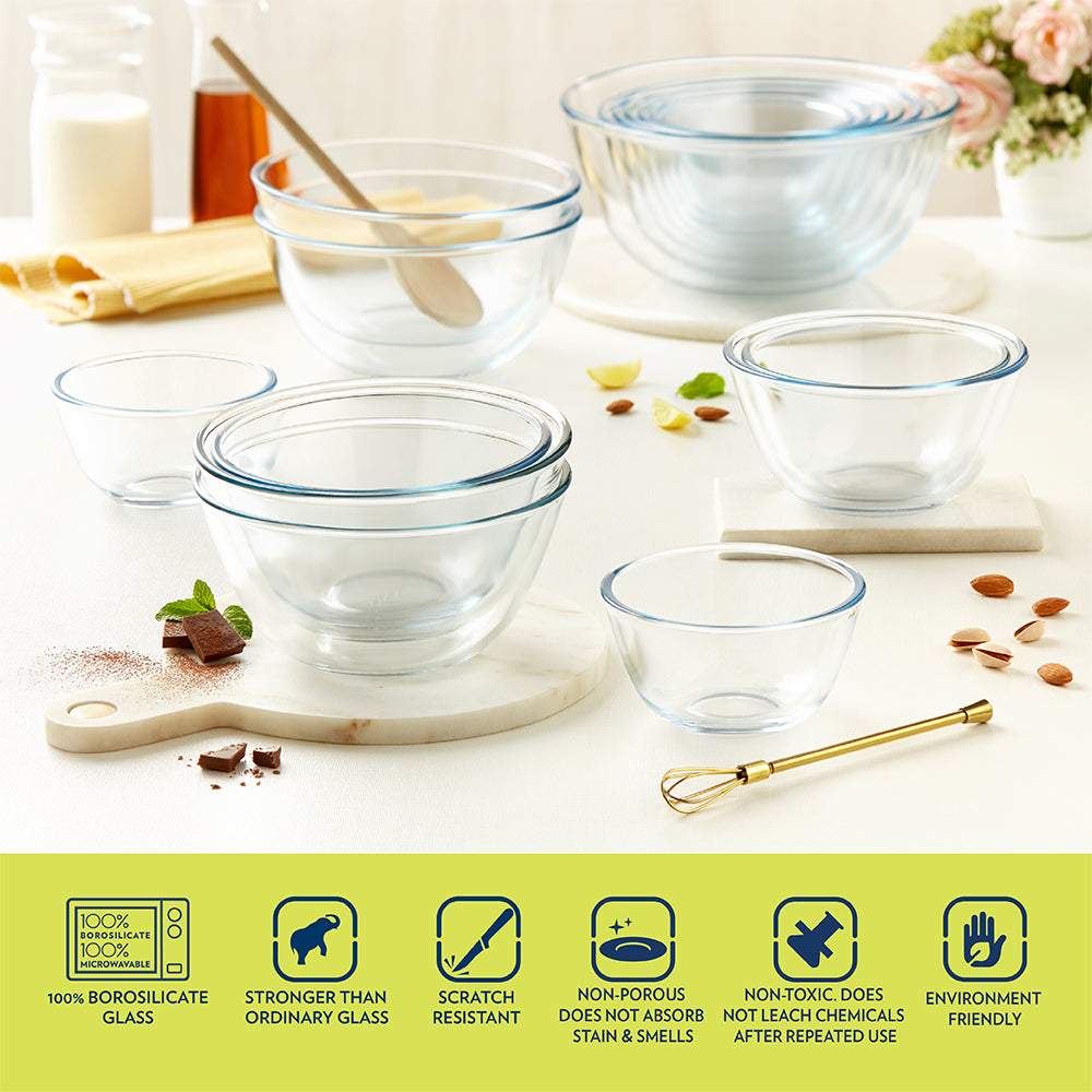 Borosil Mixing & Serving Bowl, 500 ml