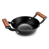 Wonderchef Pre-Seasoned Ferro Light Kadhai  24cm ,2.3L