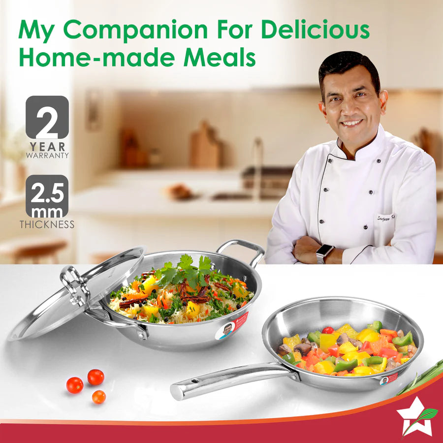 Wonderchef Venice Triply Stainless Steel 3 Pc
