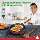 Wonderchef  Ferro Light-weight Cast-iron Dosa Tawa, 26cm