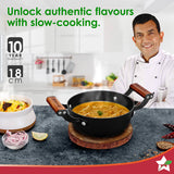 Wonderchef Ferro Light-weight Cast-iron Deep Kadhai