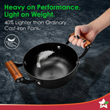 Wonderchef Ferro Light-weight Cast-iron Deep Kadhai