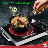 Wonderchef Ferro Light-weight Cast-iron Tadka Pan 11cm