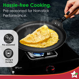 Wonderchef  Ferro Light-weight Cast-iron Dosa Tawa, 26cm