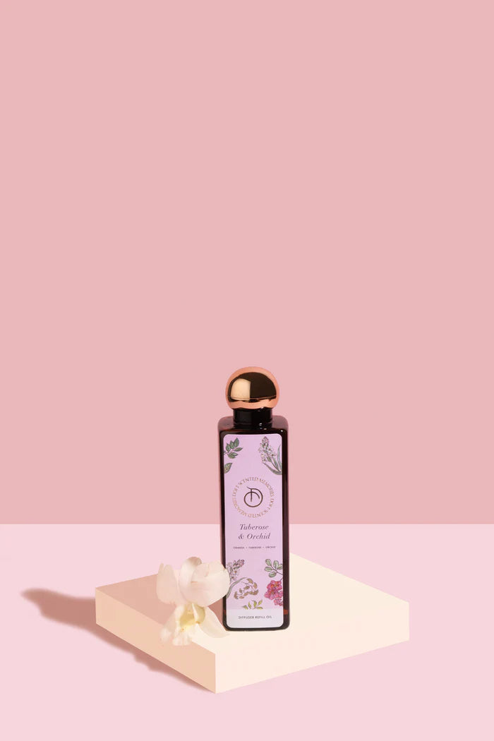 Doft Diffuser Refill Oil | Tuberose & Orchid | Pink |