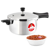 Wonderchef Nigella Triply Stainless Steel Outer Lid Pressure Cooker