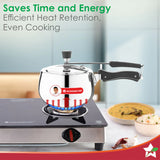 Wonderchef  Nigella Triply Stainless Steel Inner Lid Pressure Cooker 2L