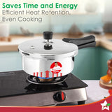 Wonderchef Nigella Triply Stainless Steel Outer Lid Pressure Cooker