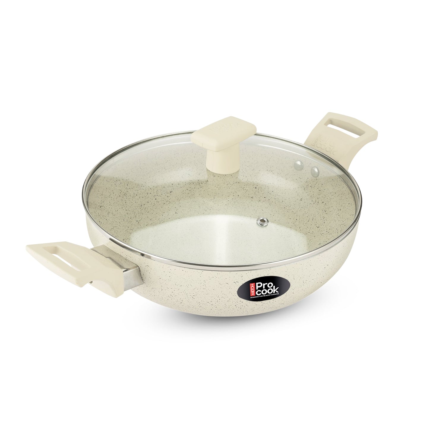Milton Ceramic Kadhai With Lid 26cm