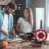 Milton Kitchen Pride Cookware Maroon Set of 3