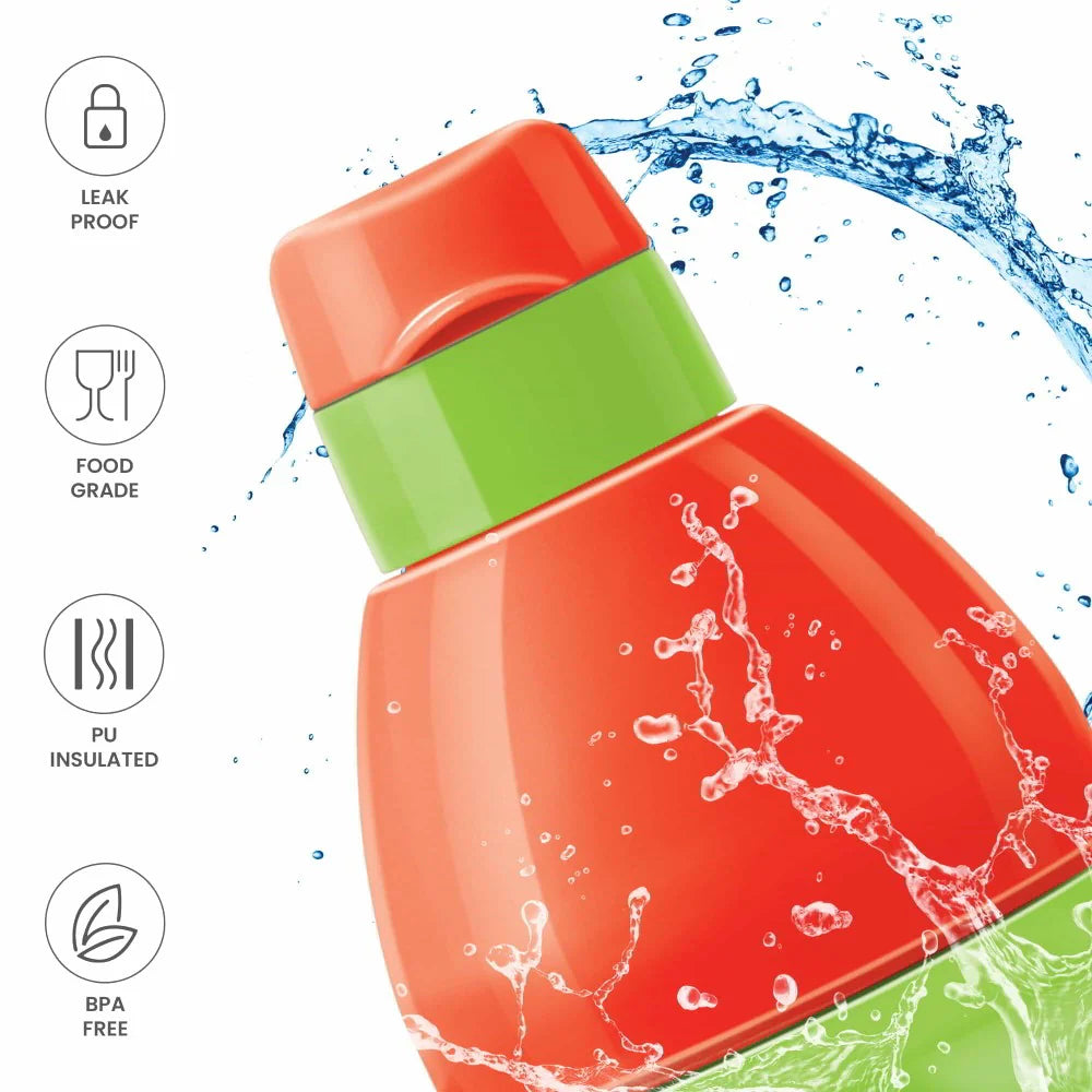 Milton Kool Buddy Kids Water Bottle Red 600ML