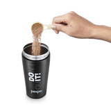 Pexpo Kayo Plus Printed Stainless Steel Shaker Black+Red - Believe Print 500 ML