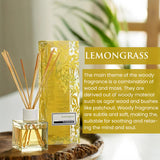 Rosemoore Lemongrass Scented Reed Diffuser 200 ml