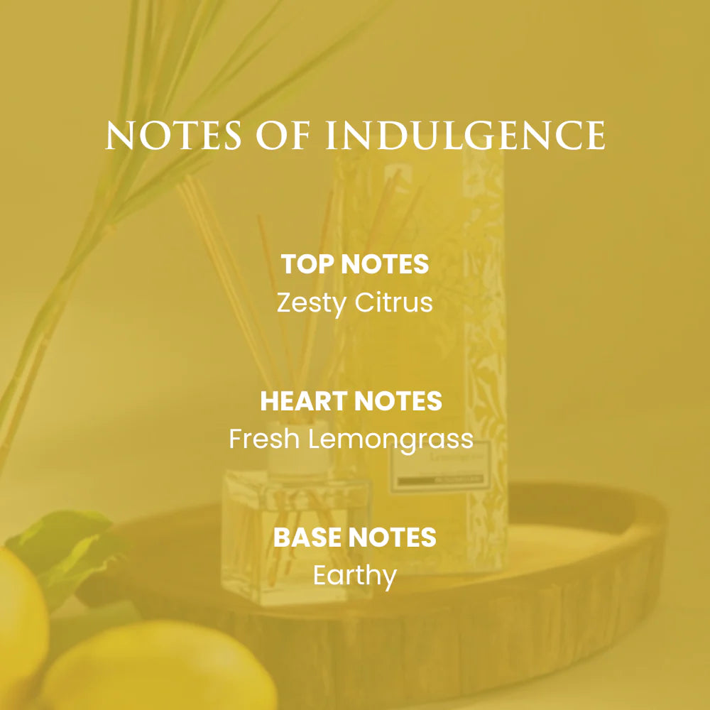 Rosemoore Lemongrass Scented Reed Diffuser 200 ml