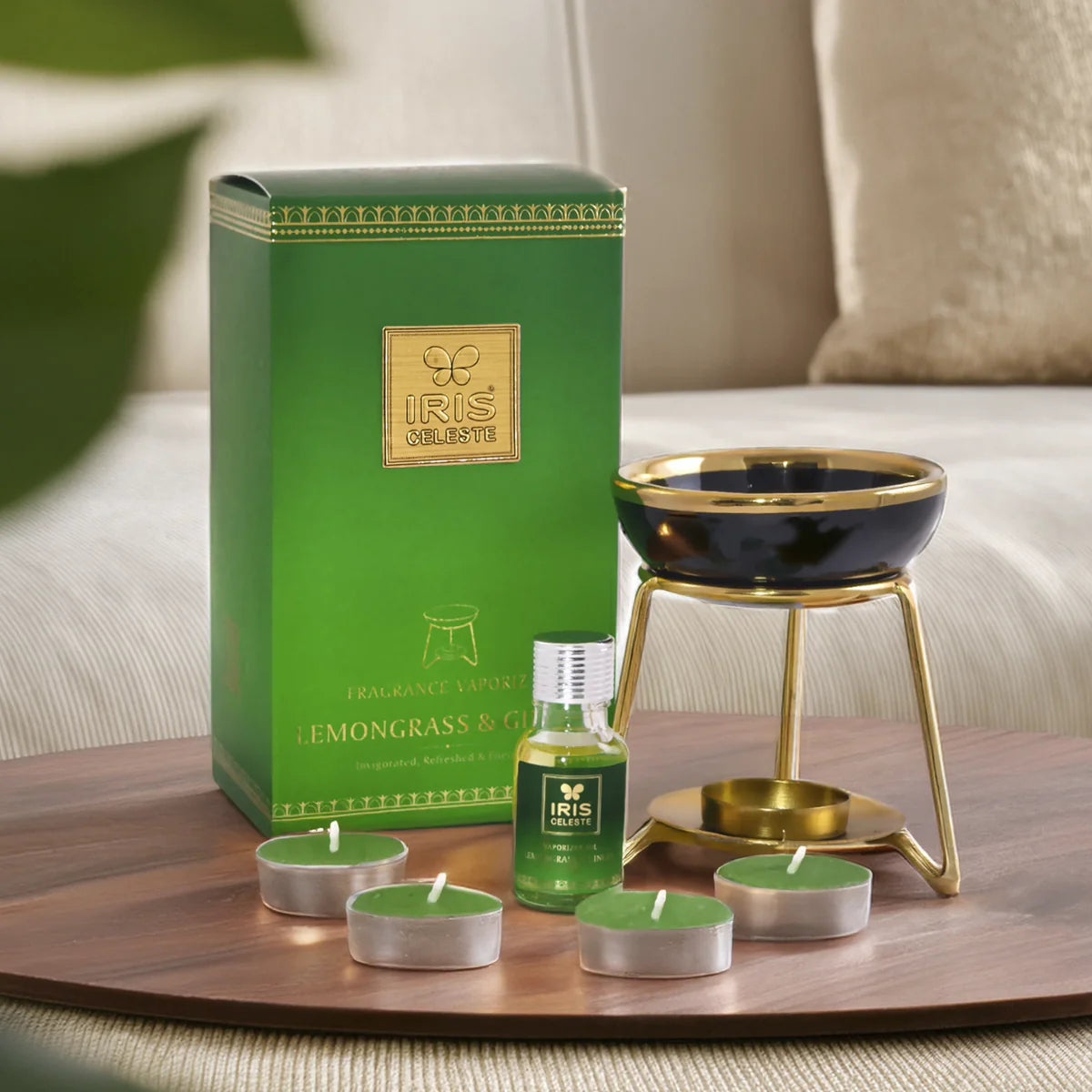 IRIS Celeste Fragrance Vaporizer - Lemon Grass & Ginger 15ml