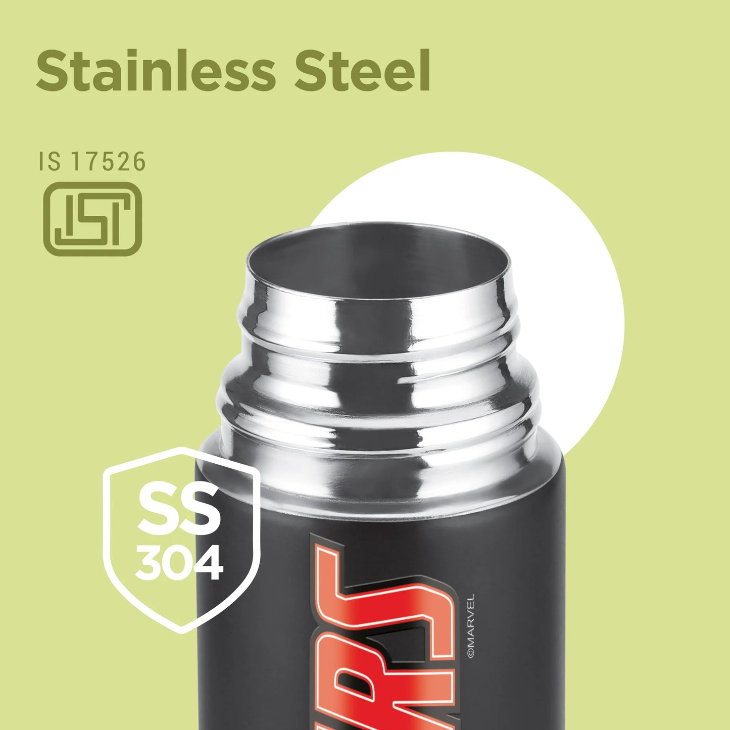 Milton Marvel Mighty Avengers Thermosteel Bottle Black 750ML