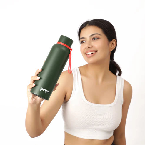 Pexpo Bravo Thermo Steel Bottle | Tri-Ply Vacuum Insulated Hot & Cold Flask