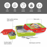 Milton Mini Fun Treat Steel Tiffin Green