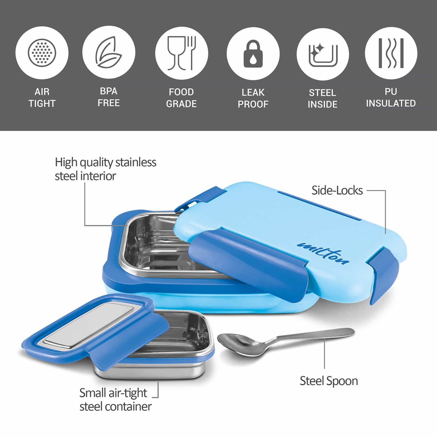 Milton More Meal Lunchbox 600ML