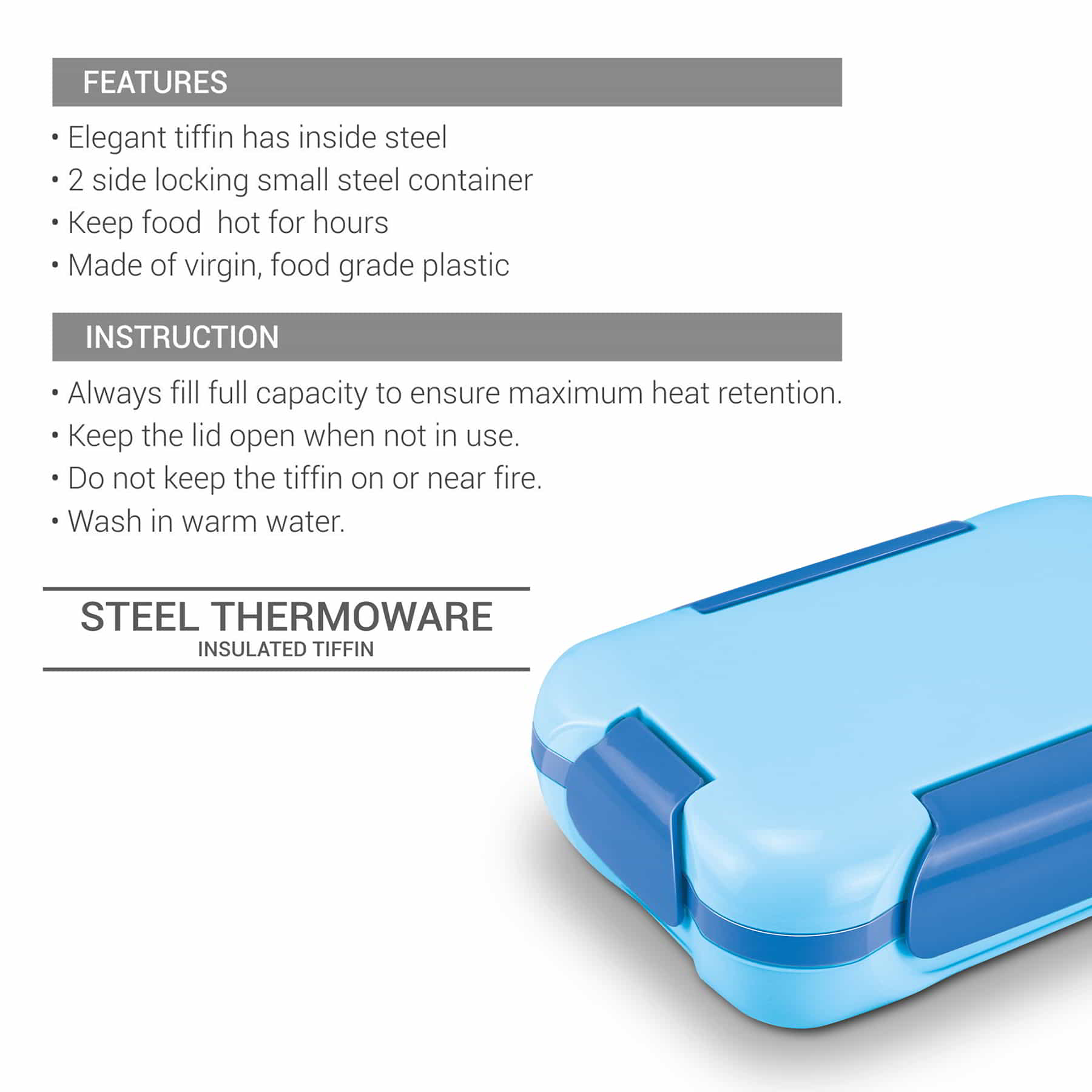 Milton More Meal Lunchbox 600ML