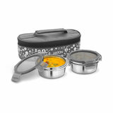 Milton Lifestyle Lunch Tiffin Box Grey