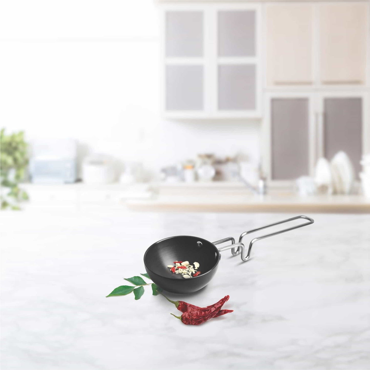 Milton Hard Anodized Tadka Pan Dark Grey