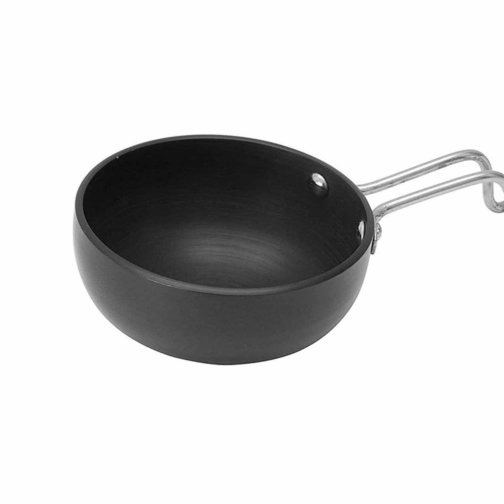 Milton Hard Anodized Tadka Pan Dark Grey
