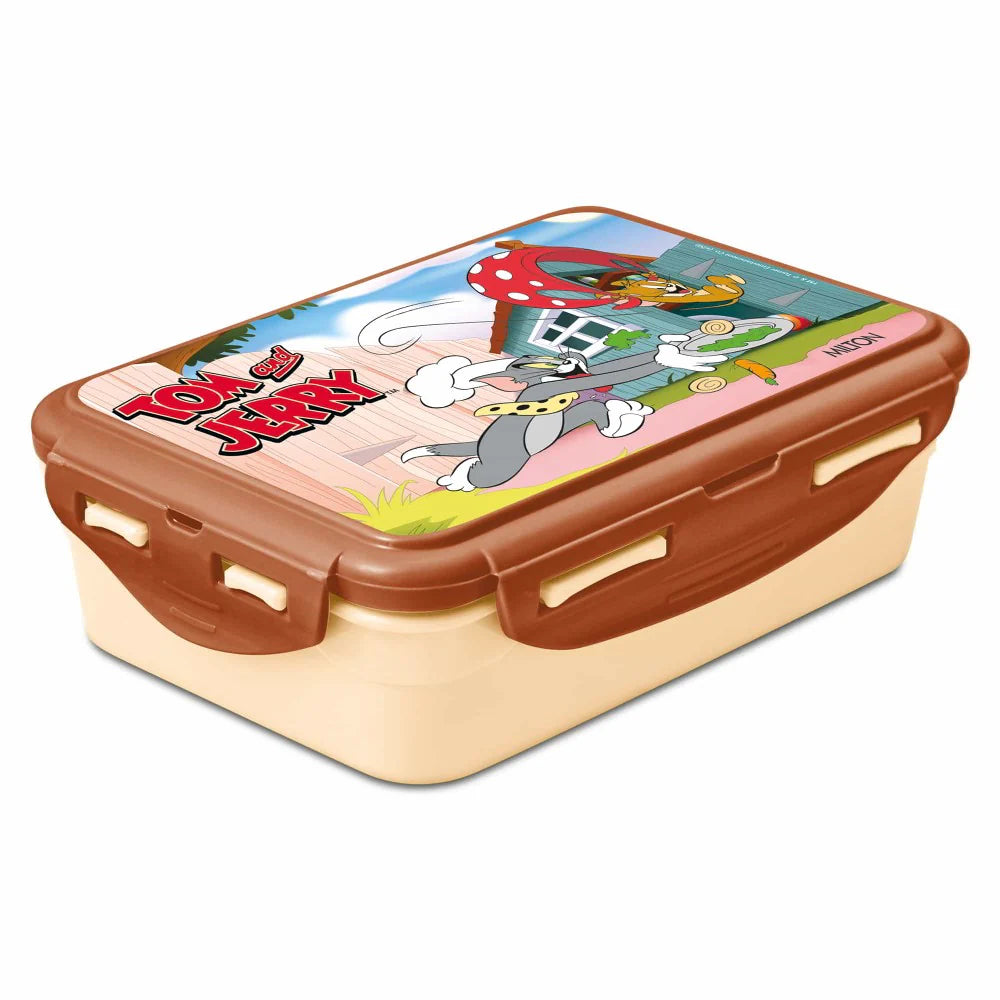 Milton Mini Fun Treat Super Hero Plastic Tiffin Ivory