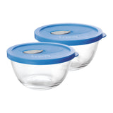 Milton Mixing Bowl 1000 With Flexi Lid 2pcs set