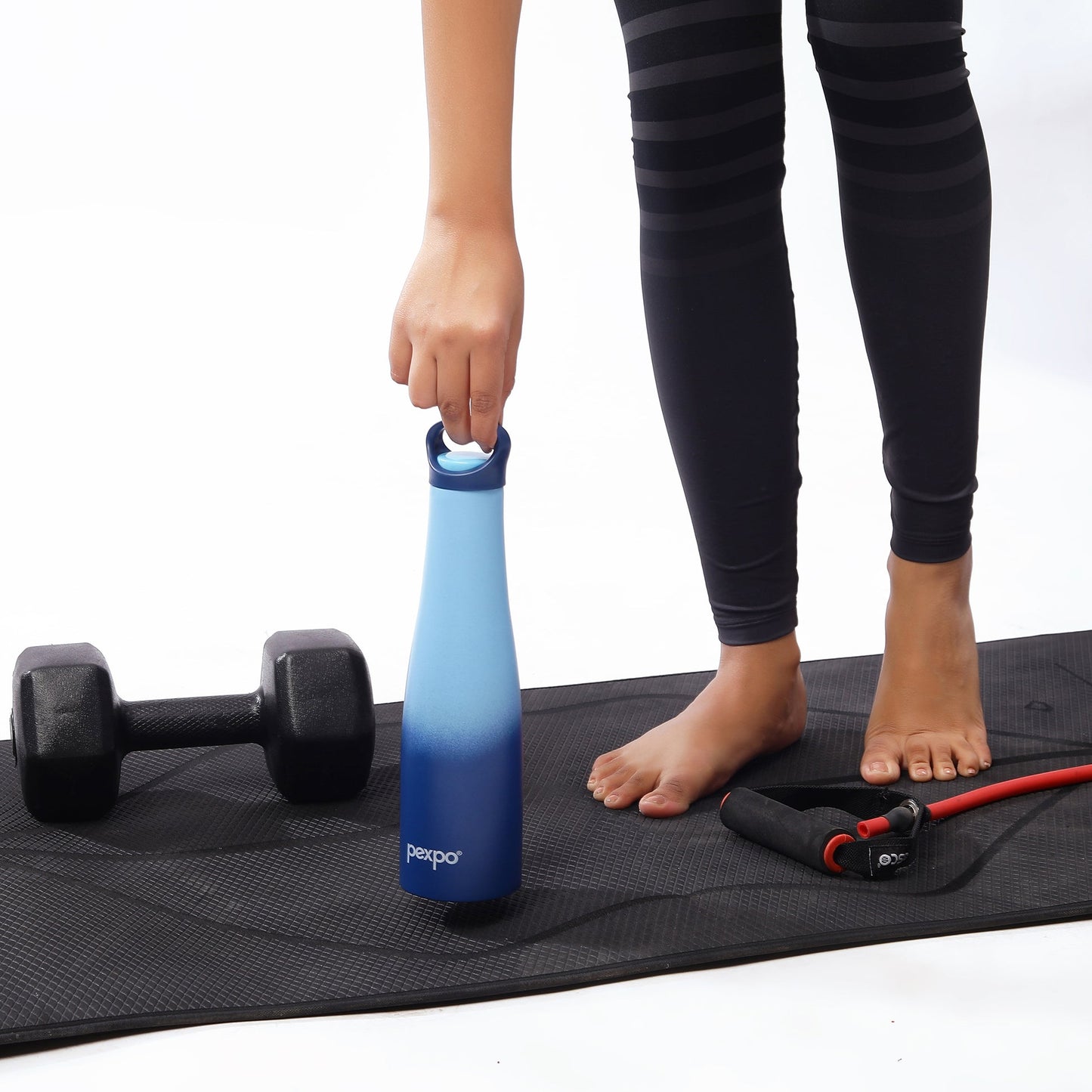 Pexpo Morocco Thermo Steel Bottle | Tri-Ply Vacuum Insulated Hot & Cold Flask | For Travel - 600 ML