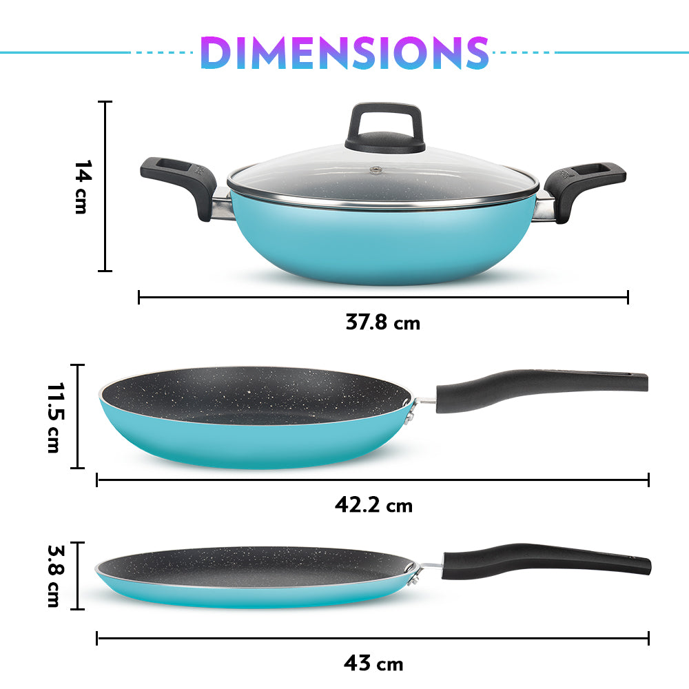 Borosil Festive Glory Cookware Set