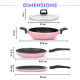 Borosil Festive Glory Cookware Set
