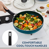 Borosil  Pro Chef Nonstick Deep Pan with Lid