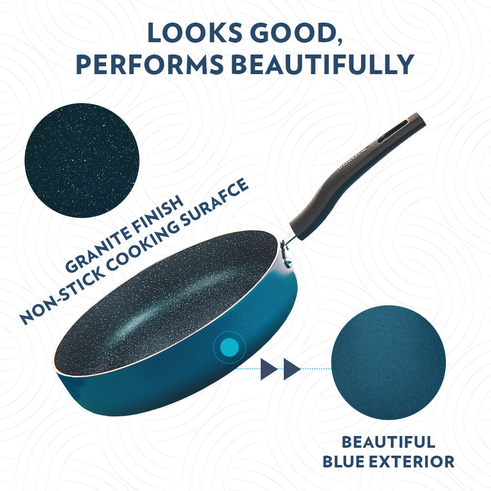 Borosil  Pro Chef Nonstick Deep Pan with Lid